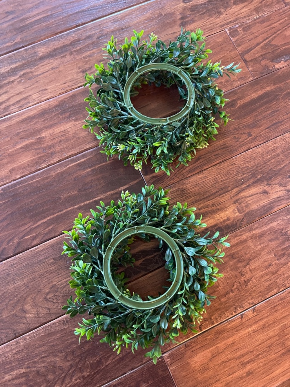 Candle Ring Wreath Set - 2 - Picture 2 of 3